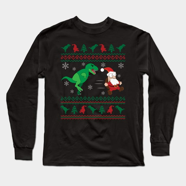 Funny Christmas Design Long Sleeve T-Shirt by defytees